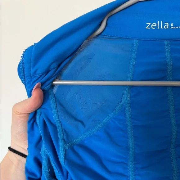 Zella Blue Utility Jacket with Fitted Silhouette - Picture 4 of 4